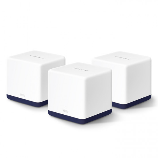 MERCUSYS HALO H50G (3-PACK) AC1900 Whole Home Mesh Wi-Fi System (3-pack) - MERCUSYS