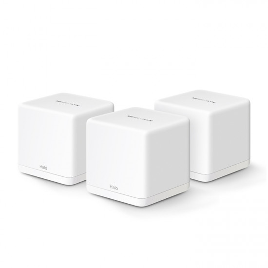 MERCUSYS HALO H60X(3-PACK) AX1500 AX1500 Whole Home Mesh WiFi 6 System (3-pack) - MERCUSYS