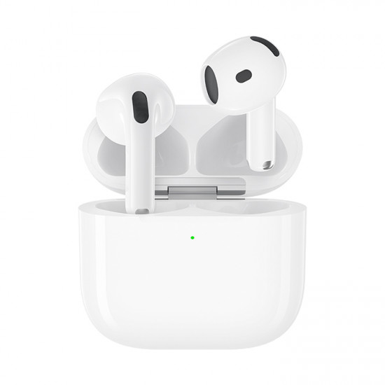 XO T6 PODS Bluetooth ακουστικά handsfree 6ης γενιάς με θήκη φόρτισης, σε λευκό χρώμα - XO