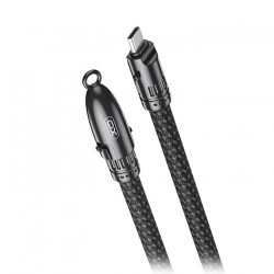 XO NB-Q289B Καλώδιο USB High-Speed Type-C αρσ. - Type-C αρσ., 0.2m σε μαύρο χρώμα - XO