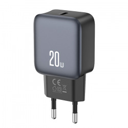 XO L153 (EU) PD20W 1 USB-C FAST CHARGER Universal φορτιστής USB-C, 20W σε μαύρο χρώμα - XO