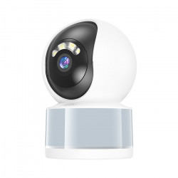 XO CR11 Wi-Fi κάμερα 3MP για εσωτερικούς χώρους, με λειτουργία pan / tilt και LED φωτισμό, σε λευκό χρώμα - XO