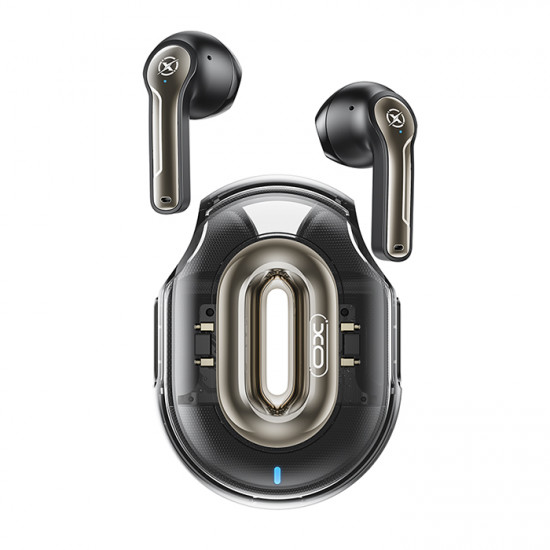 XO X43 BLACK COLOR Bluetooth ακουστικά handsfree με θήκη φόρτισης, σε μαύρο χρώμα - XO
