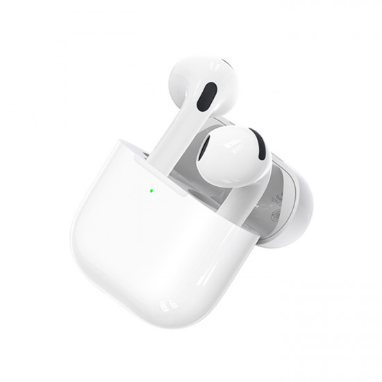 XO Q6 WHITE COLOR Bluetooth ακουστικά 6ης γενιάς με θήκη φόρτισης, σε λευκό χρώμα - XO