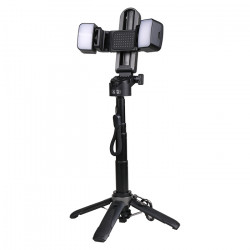 XO SS21 (LW) Πολυμορφικό Bluetooth selfie stick με αποσπώμενα φώτα - XO