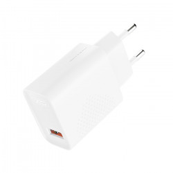 XO L159 (EU) QC3.0 Universal φορτιστής USB-A, 18W σε λευκό χρώμα - XO