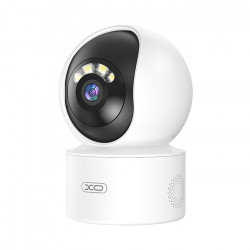XO CR13 Wi-Fi κάμερα 2ΜΡ για εσωτερικούς χώρους, με λειτουργία pan/tilt σε λευκό χρώμα - XO