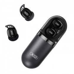 XO G48 SLEEP Bluetooth εργονομικά ακουστικά με δονούμενη θήκη φόρτισης και δυνατότητα χρήσης κατά τον ύπνο, σε μαύρο χρώμα - XO