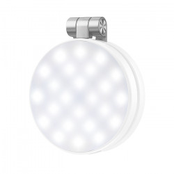 XO SS35 WHITE Πολυμορφικό φως για λήψη φωτογραφιών, με ενσωματωμένο καθρέφτη, σε λευκό χρώμα - XO