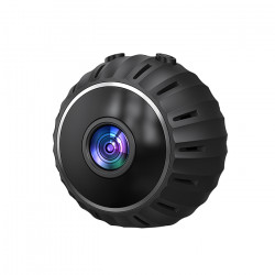 XO CR17 Mini Wi-Fi επαναφορτιζόμενη κάμερα 480p για εσωτερικούς χώρους, με μαγνητική επιφάνεια σε μαύρο χρώμα - XO
