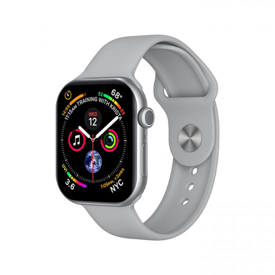 XO W11 PRO SILVER COLOR Smartwatch με οθόνη AMOLED 2.04