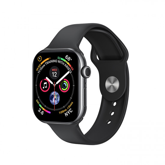 XO W11 PRO BLACK COLOR Smartwatch με οθόνη AMOLED 2.04