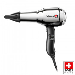 VALERA SWISS STEEL-MASTER LIGHT CHROME Επαγγελματικό σεσουάρ μαλλιών με DELTA-DRIVE μοτέρ 2000W, με ρετρό design και επιχρωμιωμένο ατσάλι. - VALERA