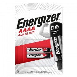 ENERGIZER AAAA-LR61/2TEM E96 ALKALINE Αλκαλική μπαταρία Energizer LR61/AAAA, σε blister 2 τεμαχίων. - ENERGIZER