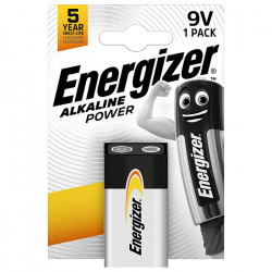 ENERG. 9V-6LR61 ALKALINE POWER Αλκαλική μπαταρία Energizer Alkaline Power 6LR61, 9V σε blister. - ENERGIZER