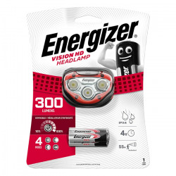ENERGIZER VISION HD HEADLAMP 300 LUMENS Φακός κεφαλής Energizer Vision Headlight HD με φωτεινότητα 300 lumens. - ENERGIZER