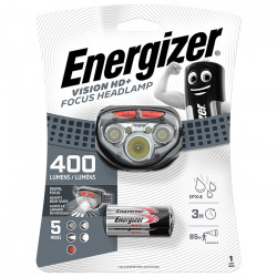 ENERGIZER VISION HD+ & FOCUS Φακός κεφαλής Energizer Vision HD+ Focus με 3 μπαταρίες AAA και φωτεινότητα 400 Lumens. - ENERGIZER