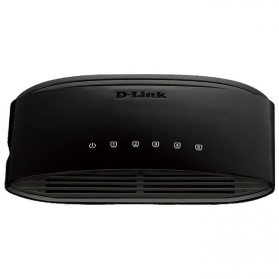 D-LINK DES-1005D 5-Port Fast Ethernet 10/100 Unmanaged Desktop Switch - D-LINK