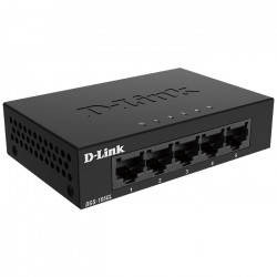 D-LINK DGS-105GL 5-Port Gigabit Ethernet 10/100/1000 Unmanaged Desktop Switch. - D-LINK