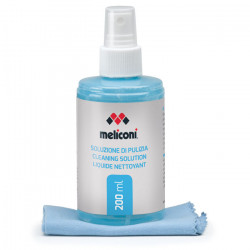 MELICONI C-200 200ml /CLOTH Υγρό καθαρισμού 200 ml + πανί με μικροΐνες - MELICONI