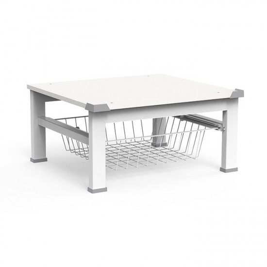 MELICONI BASE SPACE BASKET Βάση για πλυντήριο ή στεγνωτήριο ρούχων, με συρτάρι αποθήκευσης 32lt. - MELICONI
