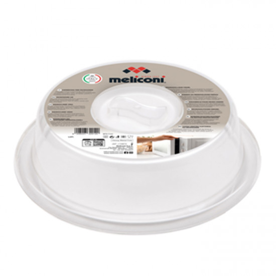 MELICONI DISH COVER Πλαστικό κάλυμμα πιάτων για φούρνο μικροκυμάτων, 26.5cm. - MELICONI