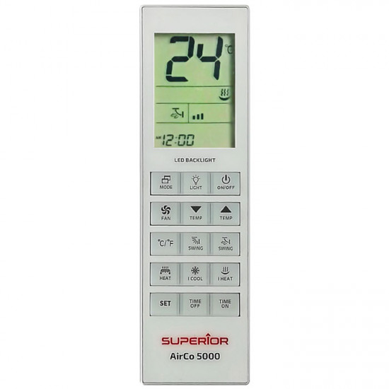 SUPERIOR AIRCO 5000 in 1 Universal τηλεχειριστήριο αντικατάστασης για air-conditions. - SUPERIOR