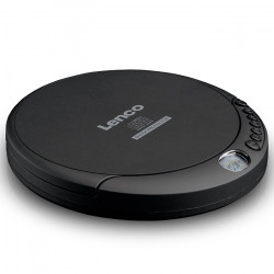 LENCO CD-200 Φορητό CD/MP3 player με αντικραδασμική προστασία, σε μαύρο χρώμα. - LENCO