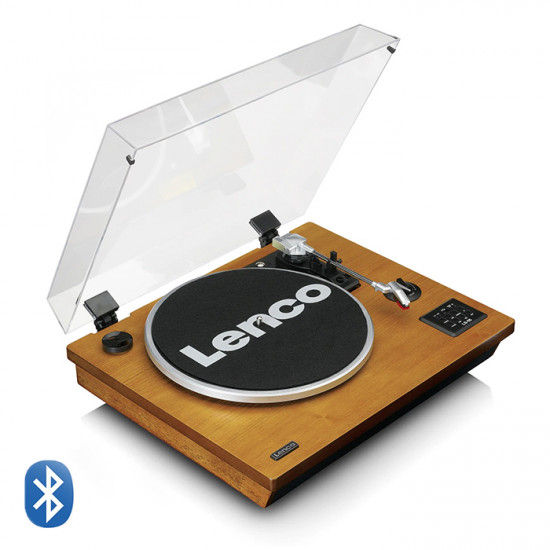 LENCO LS-55WA Πικάπ με ενσωματωμένα ηχεία 10W, Bluetooth και λειτουργία μετατροπής MP3. - LENCO