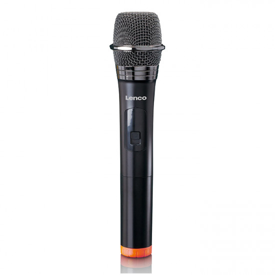 LENCO MCW-011BK Aσύρματο μικρόφωνο με δέκτη 6.3 mm. - LENCO