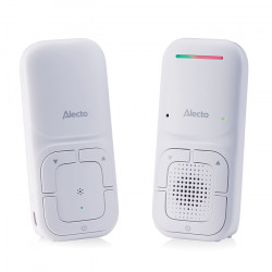 ALECTO DBX130 Full Eco Ασύρματη ενδοεπικοινωνία (baby monitor), τεχνολογίας DECT 1.8GHz με δυνατότητα αμφίδρομης επικοινωνίας σε άσπρο χρώμα. - ALECTO
