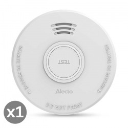 ALECTO SD110 Φωτοηλεκτρικός ανιχνευτής καπνού με σειρήνα 85dB και ειδοποίηση χαμηλής μπαταρίας. - ALECTO