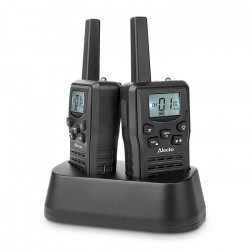 ALECTO FR200BK Walkie talkie με εμβέλεια έως και 10 km, σε μαύρο χρώμα. - ALECTO