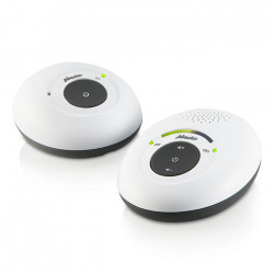ALECTO DBX-115 Full Eco DECT Ασύρματη ενδοεπικοινωνία (baby monitor) με δυνατότητα αμφίδρομης επικοινωνίας, σε λευκό / ανθρακί χρώμα. - ALECTO