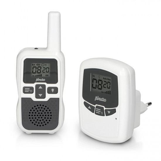 ALECTO DBX-80 Ασύρματη ενδοεπικοινωνία (baby monitor) με οθόνη ενδείξεων και εμβέλεια έως και 3000m. - ALECTO