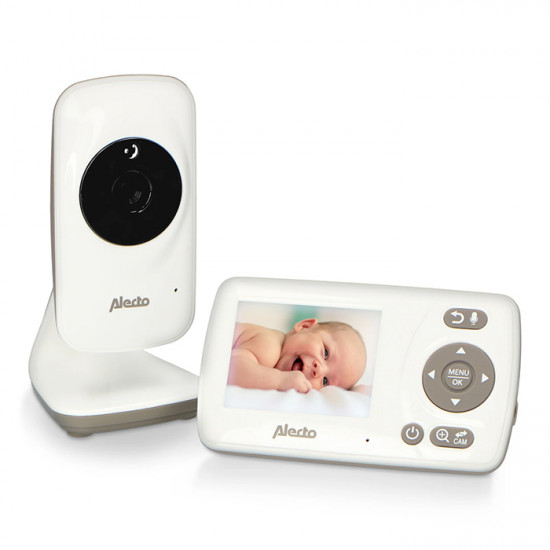 ALECTO DVM-71 Full Eco Ασύρματη ενδοεπικοινωνία (baby monitor), τεχνολογίας FHSS 2.4GHz με δυνατότητα αμφίδρομης επικοινωνίας, κάμερα και έγχρωμη οθόνη 2.4