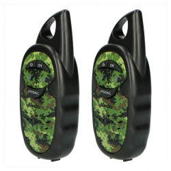 ALECTO FR05CAMO Σετ 2 παιδικών walkie-talkie με εμβέλεια έως 3km, σε χρώμα παραλλαγής. - ALECTO