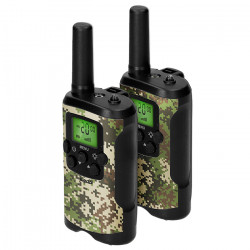 ALECTO FR115CAMO Walkie talkie με εμβέλεια έως και 7 km, σε χρώμα παραλλαγής. - ALECTO