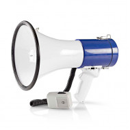 NEDIS MEPH200WT Τηλεβόας με αποσπώμενο μικρόφωνο 25W, σε λευκό / μπλε χρώμα. - NEDIS