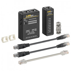 GOOBAY 93010 Tester καλωδίων δικτύου RJ11, RJ12, RJ45 και BNC. - GOOBAY