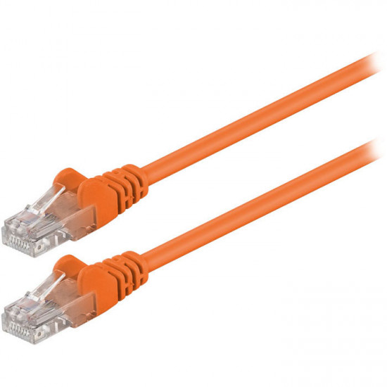 GOOBAY 95201 Καλώδιο δικτύου CAT 5e, U/UTP, 0.25m σε πορτοκαλί χρώμα. - GOOBAY