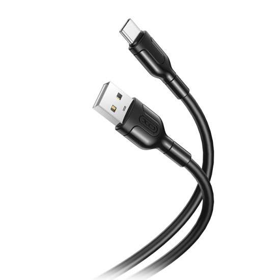 XO NB212 Καλώδιο High-Speed  USB A αρσ. - USB Type-C αρσ. 10.5W, 1.00m σε μαύρο χρώμα - XO