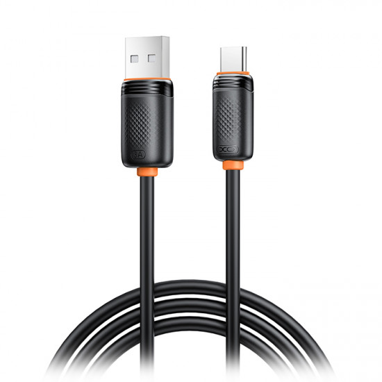 XO NB302 BLACK Καλώδιο High-Speed USB A αρσ. - USB Type-C αρσ. 15W, 1.00m σε μαύρο χρώμα - XO