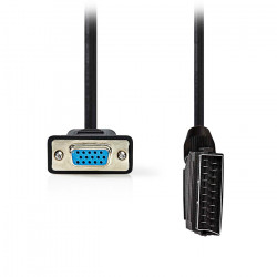 NEDIS CVGL31550BK20 Καλώδιο SCART αρσ. - VGA θηλ., 2.00m. - NEDIS