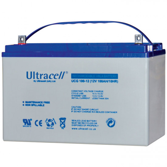 ULTRACELL 12V 100AH Μπαταρία μολύβδου βαθιάς εκφόρτισης 12V 100Ah - ULTRACELL