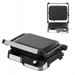 LIFE SIRLOIN Flat Black Series Ηλεκτρική γκριλιέρα με αποσπώμενες πλάκες, 2180W - LiFE