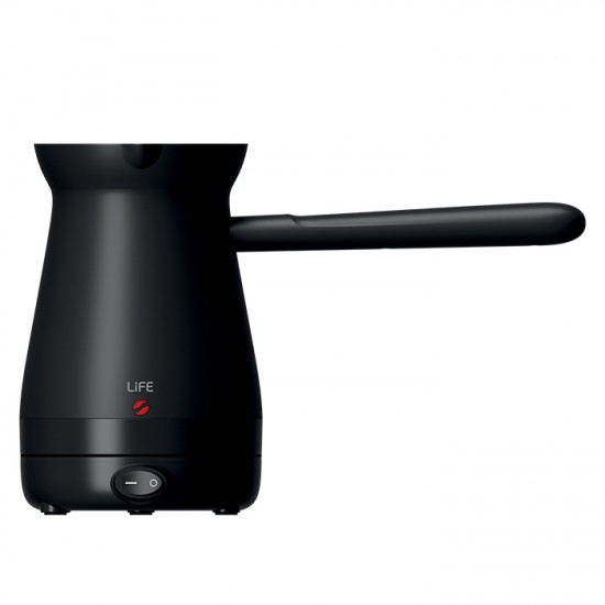 LiFE GISVES Flat Black Series Ηλεκτρικό μπρίκι με αισθητήρα υπερχείλισης, 1000W - LiFE