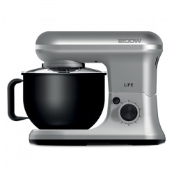 LiFE ARGENTO Silver Matt Series Κουζινομηχανή με inox κάδο μίξης 5L, 1200W - LiFE