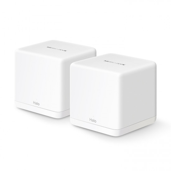 MERCUSYS HALO H60X(2-PACK) AX1500 AX1500 Whole Home Mesh WiFi 6 System (2-pack) - MERCUSYS