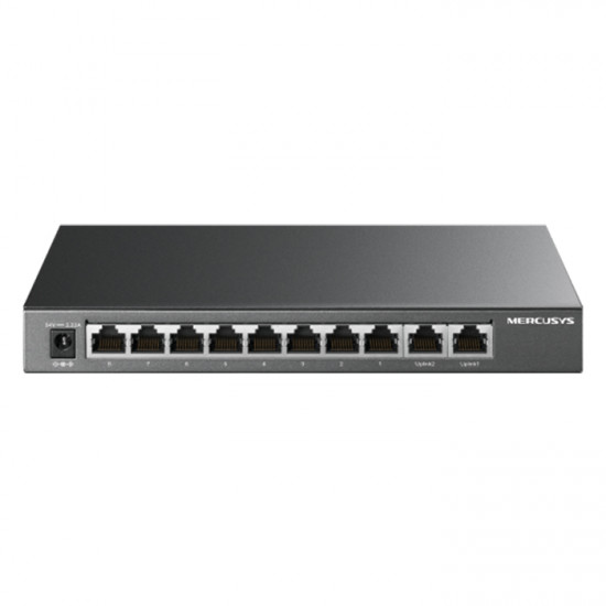 MERCUSYS MS110GMP 10-Port Gigabit Desktop Switch με 8-Port PoE+ - MERCUSYS